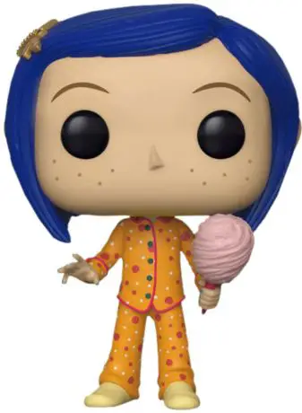 Figurine pop Coraline en Pyjamas avec Barbe à Papa - Coraline - 2