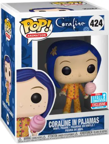 Figurine pop Coraline en Pyjamas avec Barbe à Papa - Coraline - 1