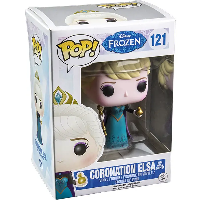 Figurine pop Coronation Elsa with Orb and Scepter - Frozen - La reine des neiges - 2