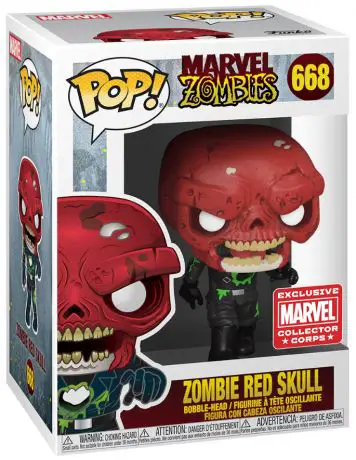 Figurine pop Crâne rouge en Zombie - Marvel Zombies - 1