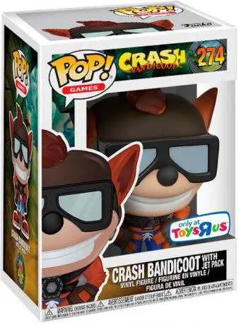 Figurine pop Crash Bandicoot avec Jet Pack - Crash Bandicoot - 1