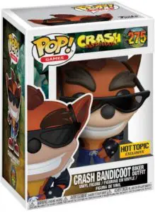 Figurine Crash Bandicoot en tenue de Motard – Crash Bandicoot- #275