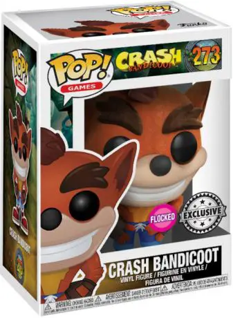Figurine pop Crash Bandicoot - Flocked - Crash Bandicoot - 1
