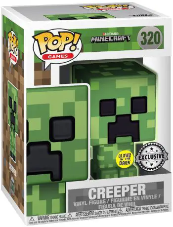 Figurine pop Creeper - Brillant dans le noir - Minecraft - 1