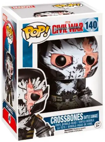 Figurine pop Crossbones - Dommages de combat - Captain America : Civil War - 1