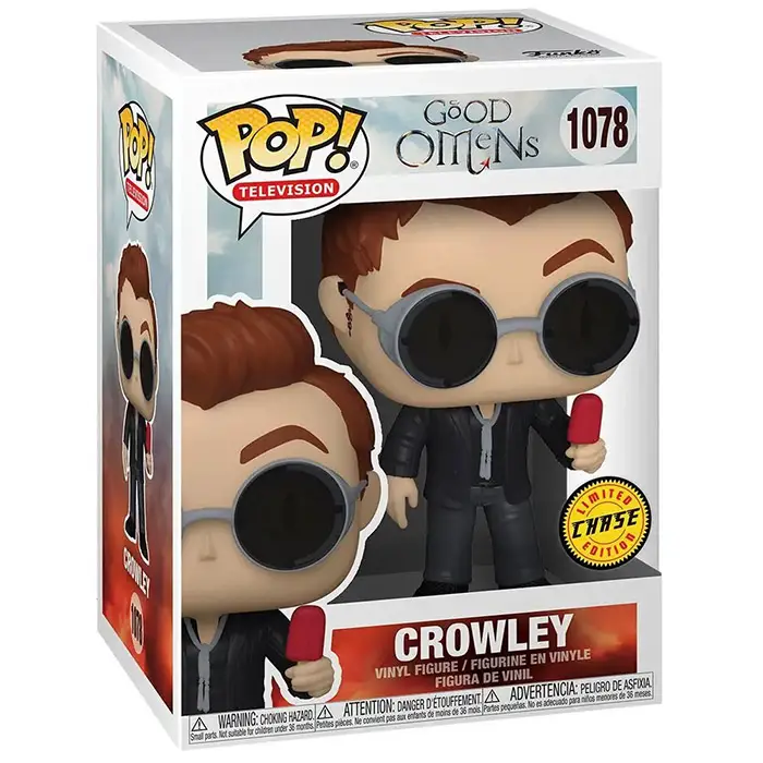 Figurine pop Crowley chase - Good Omens - 2