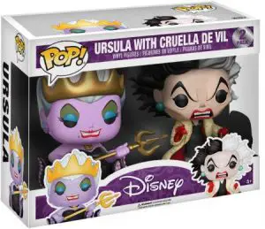 Figurine Cruella & Ursula avec une Couronne – 2 Pack – La Petite Sirène