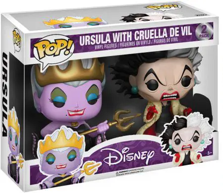 Figurine pop Cruella & Ursula avec une Couronne - 2 Pack - La Petite Sirène - 1