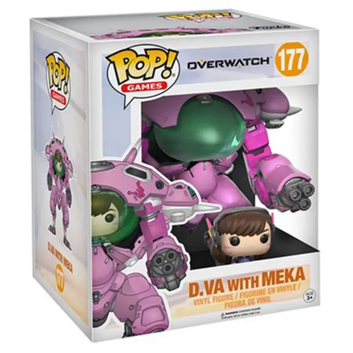 Figurine pop D.Va with Meka - Overwatch - 2