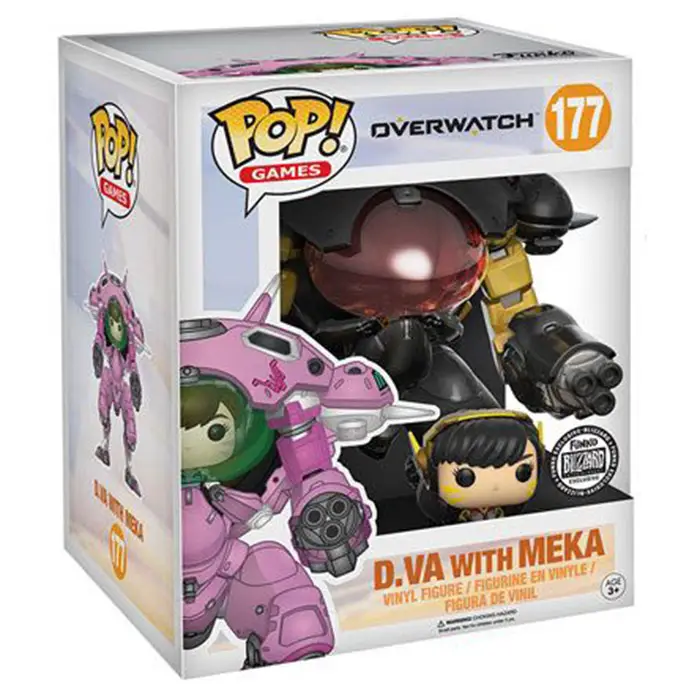 Figurine pop D.Va with Meka carbone - Overwatch - 2