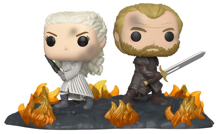 Figurine pop Daenerys et Jorah à la bataille de Winterfell - Game of Thrones - 2