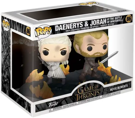 Figurine pop Daenerys et Jorah à la bataille de Winterfell - Game of Thrones - 1