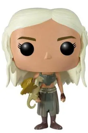 Figurine pop Daenerys Targaryen Dragon or - Game of Thrones - 2