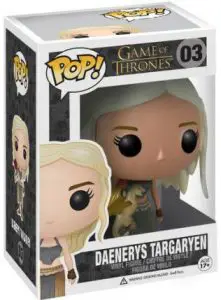 Figurine Daenerys Targaryen Dragon or – Game of Thrones- #3