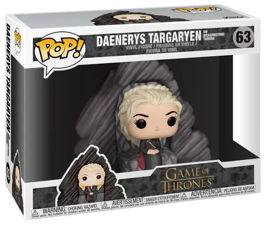 Figurine pop Daenerys Targaryen sur son trône à Dragonstone - Game of Thrones - 1