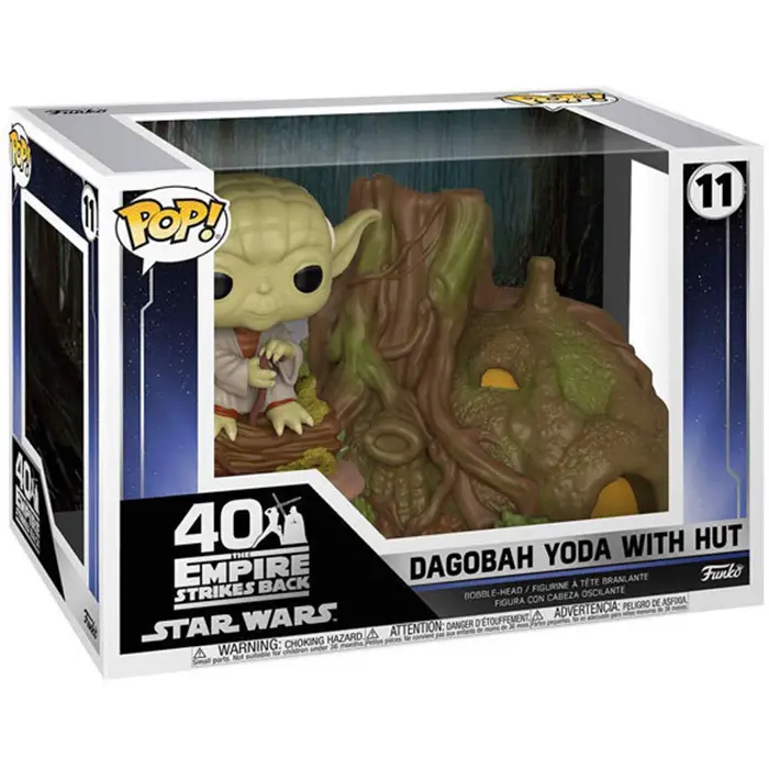 Figurine pop Dagobah Yoda with Hut - Star Wars - 2