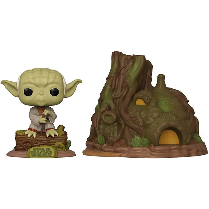 Figurine pop Dagobah Yoda with Hut - Star Wars - 1