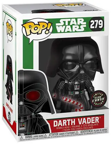 Figurine pop Dark Vador avec sucre d'orge - Brille dans le Noir - Star Wars : Noël - 1