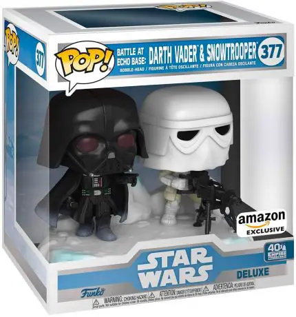 Figurine pop Dark Vador et Snowtrooper - Star Wars 5 : L'Empire Contre-Attaque - 1