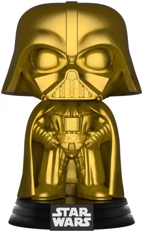 Figurine pop dark vador - Métallique Or - Star Wars Exclusivité Walmart - 2