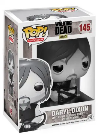 Figurine pop Daryl Dixon - Noir et Blanc - The Walking Dead - 1