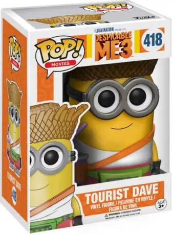 Figurine pop Dave le Touriste - Moi, Moche et Méchant - 1