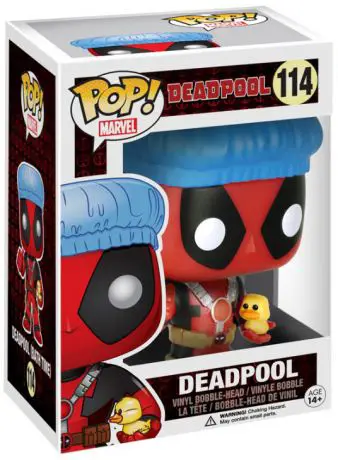 Figurine pop Deadpool à l'heure du bain (bonnet de bain et petit canard) - Deadpool - 1
