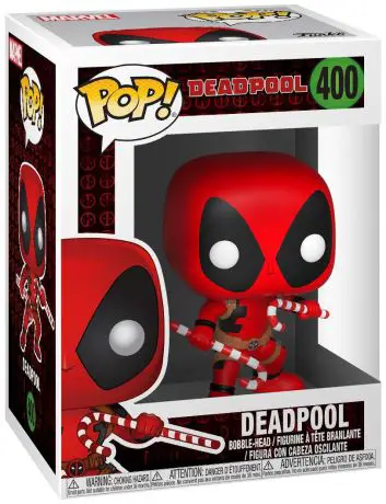 Figurine pop Deadpool - Avec bonbons cannes de Noël - Deadpool - 1