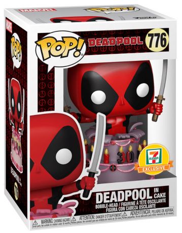 Figurine pop Deadpool dans le gâteau métalisé - Deadpool - 1