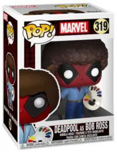 Figurine Deadpool en Bob Ross – Marvel Comics- #319