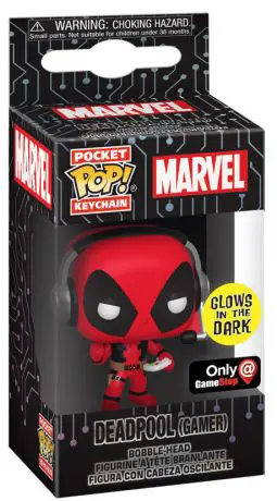 Figurine pop Deadpool Gamer - Glow in the Dark - Marvel Comics - 1