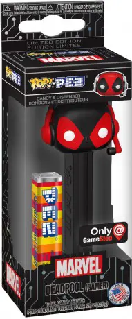 Figurine pop Deadpool Noir (Gamer) - Pez - Deadpool - 1