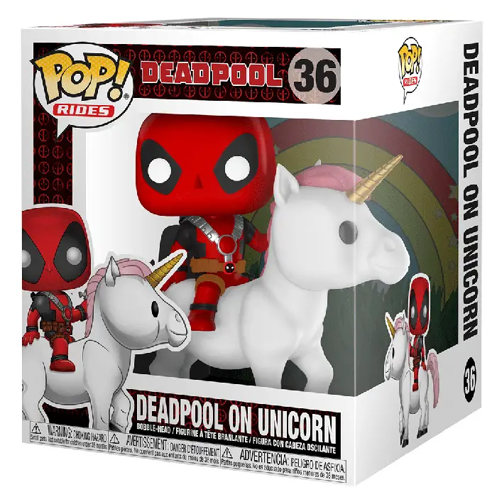 Figurine pop Deadpool on Unicorn - Deadpool - 2