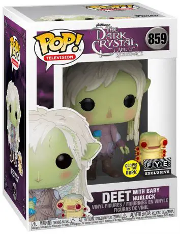 Figurine pop Deet avec Bébé Nurlock - Brillant dans le noir - Dark Crystal - 1
