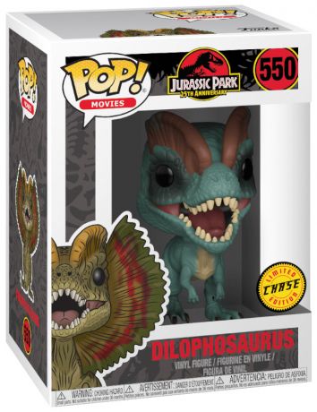 Figurine pop Dilophosaure - Collerette fermée - Jurassic Park - 1