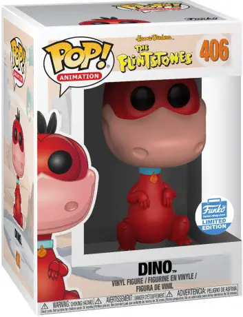 Figurine pop Dino Rouge (Les Pierrafeu) - Hanna-Barbera - 1