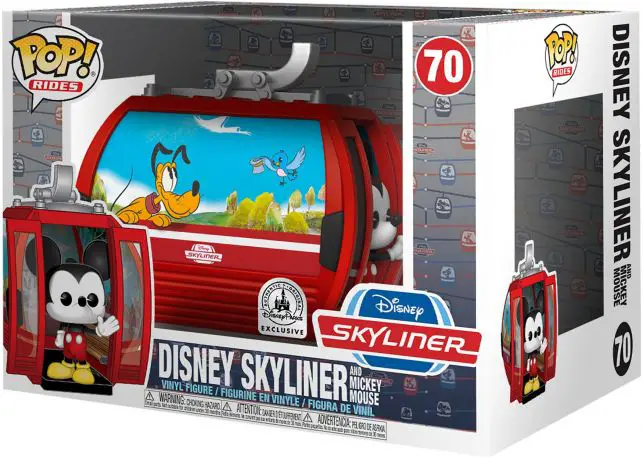 Figurine pop Disney Skyliner et Mickey Mouse - Parcs Disney - 1