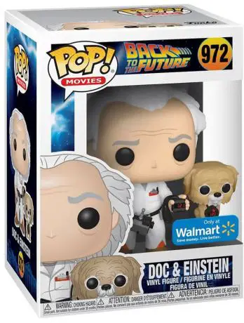 Figurine pop Doc et Einstein - Retour vers le Futur - 1