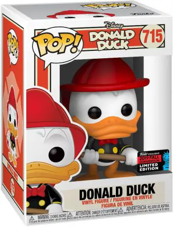 Figurine pop Donald Duck (Pompier) - La Bande à Picsou - 1