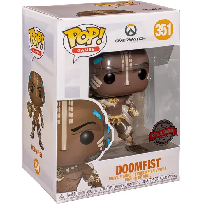 Figurine pop Doomfist Leopard Skin - Overwatch - 2