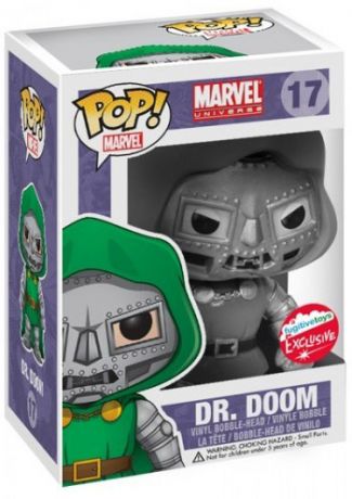 Figurine pop Dr Doom - Noir et Blanc - Marvel Comics - 1