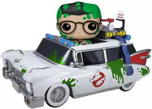 Figurine pop Dr Egon Spengler avec Ecto-1 - Ghostbusters - SOS fantômes - 2