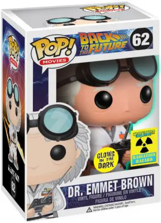 Figurine pop Dr Emmett Brown - Brillant dans le noir - Retour vers le Futur - 1