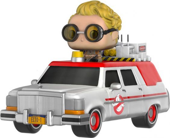 Figurine pop Dr Jillian Holtzmann avec Ecto-1 - Ghostbusters - SOS fantômes - 2