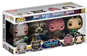 Figurine Drax, Rocket, Taserface, Mantis – 4 pack – Les Gardiens de la Galaxie 2