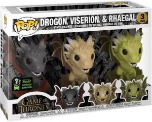 Figurine Drogon, Viserion, & Rhaegal – 3 Pack – Game of Thrones
