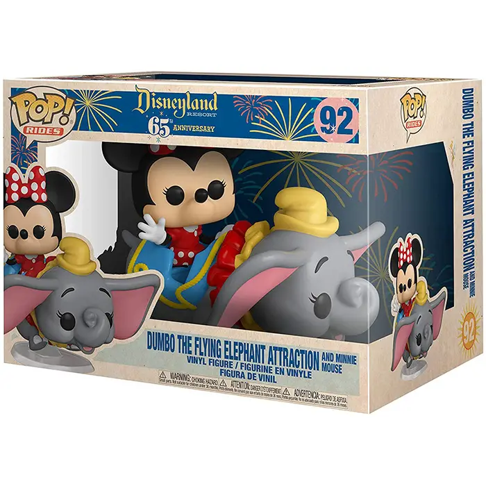 Figurine pop Dumbo the flying elephant attraction and Minnie - Disneyland Resort - 2