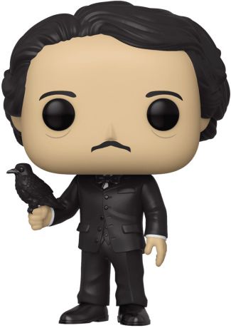 Figurine pop Edgar Allan Poe avec corbeau - Célébrités - 2