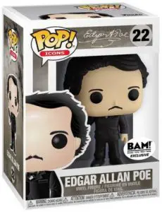 Figurine Edgar Allan Poe avec corbeau – Célébrités- #22