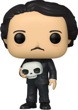 Figurine pop Edgar Allan Poe avec crâne - Glow In The Dark - Célébrités - 2